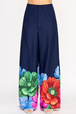 Midnight Garden Wide Leg Pant-170 Bottoms-Milk & Honey-Coastal Bloom Boutique, find the trendiest versions of the popular styles and looks Located in Indialantic, FL