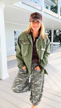 Decorative Duty Jacket-160 Jackets-V SKY-Coastal Bloom Boutique, find the trendiest versions of the popular styles and looks Located in Indialantic, FL