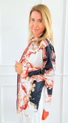 Baroque Dreams Italian Blouse-110 Long Sleeve Tops-SORPRESA-Coastal Bloom Boutique, find the trendiest versions of the popular styles and looks Located in Indialantic, FL