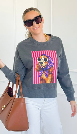 Scarf & Shades Italian Sweatshirt