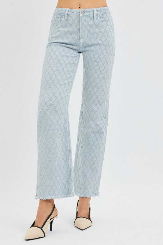 Retro Luxe Fit Denim Pants-190 Denim-RISEN JEANS-Coastal Bloom Boutique, find the trendiest versions of the popular styles and looks Located in Indialantic, FL