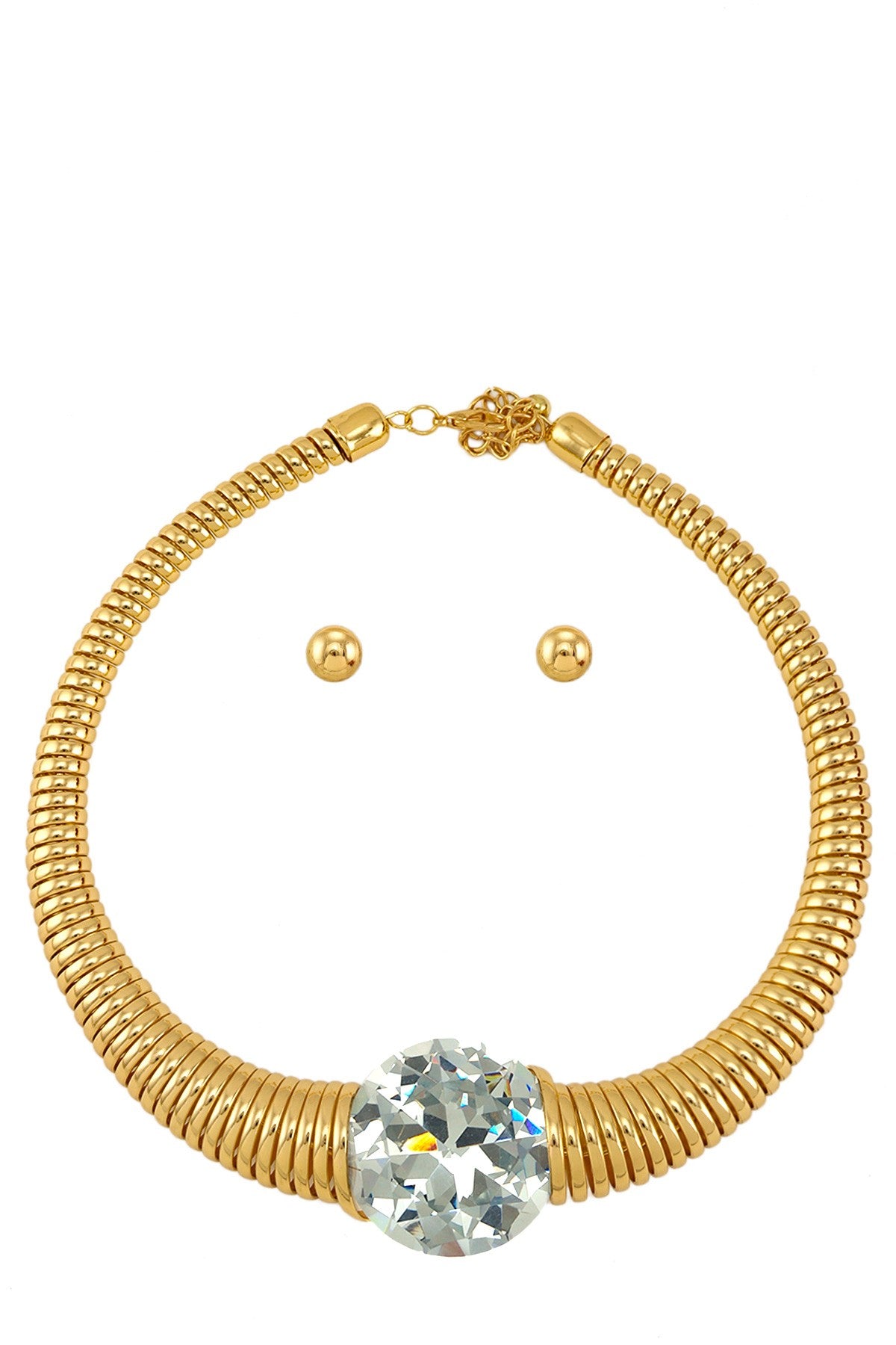 Radiant Solitaire Set-230 Jewelry-ICCO ACCESSORIES-Coastal Bloom Boutique, find the trendiest versions of the popular styles and looks Located in Indialantic, FL
