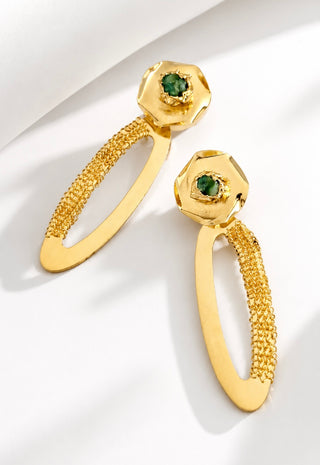 Gold Cascade Earring