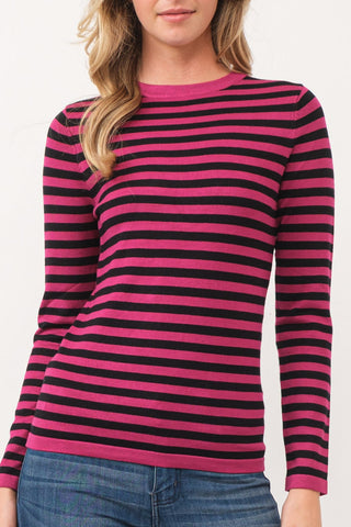 Striped Long Sweater Top
