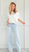 Skyline Flare Denim Jeans-190 Denim-Mica Denim-Coastal Bloom Boutique, find the trendiest versions of the popular styles and looks Located in Indialantic, FL