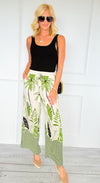 Palm Breeze Wide-Leg Pants-170 Bottoms-ODDI-Coastal Bloom Boutique, find the trendiest versions of the popular styles and looks Located in Indialantic, FL