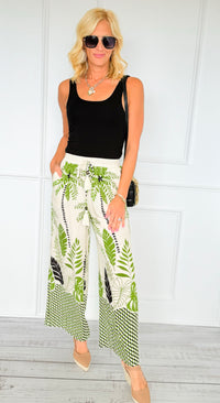 Palm Breeze Wide-Leg Pants-170 Bottoms-ODDI-Coastal Bloom Boutique, find the trendiest versions of the popular styles and looks Located in Indialantic, FL