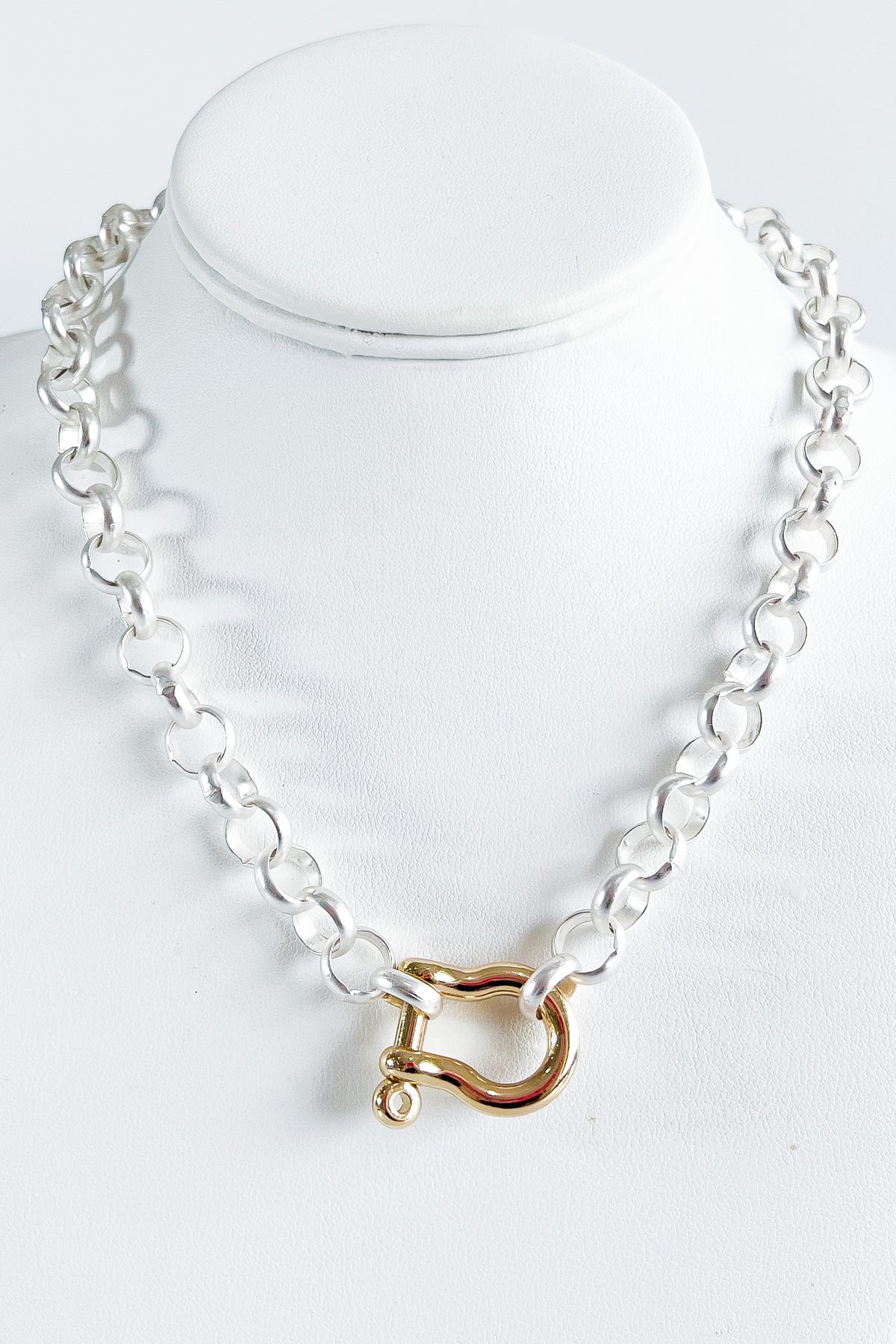 Pre Order CB Custom Horsebit Rollo Necklace-230 Jewelry-Holly-Coastal Bloom Boutique, find the trendiest versions of the popular styles and looks Located in Indialantic, FL