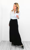 Midnight Flow Maxi Skirt-170 Bottoms-Chatoyant-Coastal Bloom Boutique, find the trendiest versions of the popular styles and looks Located in Indialantic, FL