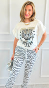 Wild Iconic Italian Graphic Tee-110 Short Sleeve Tops-FIRSTAGE-Coastal Bloom Boutique, find the trendiest versions of the popular styles and looks Located in Indialantic, FL