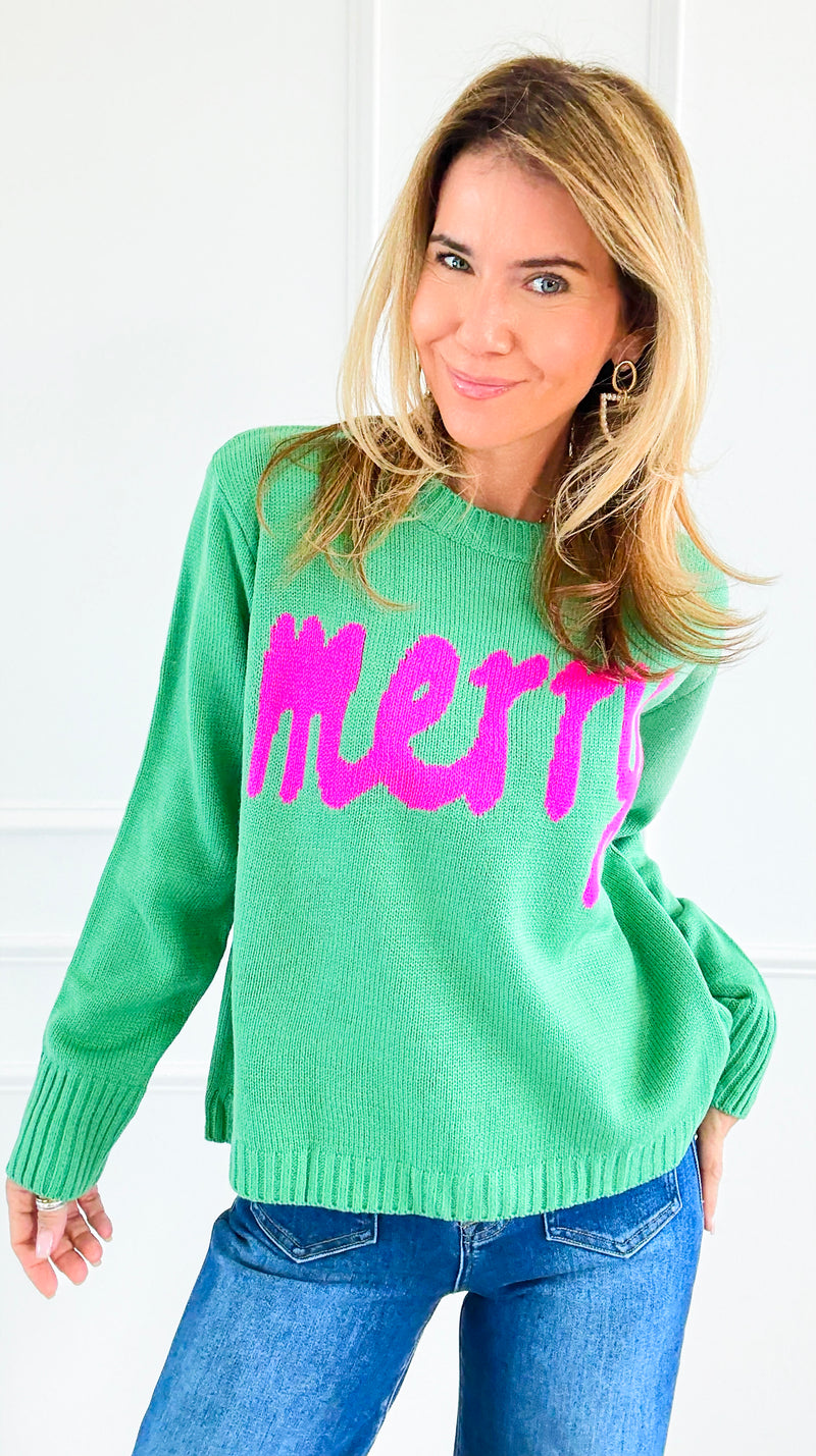Merry & Bright Sweater-140 Sweaters-PANACHE APPAREL-Coastal Bloom Boutique, find the trendiest versions of the popular styles and looks Located in Indialantic, FL