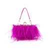 Blown Away Feather Clutch - Fuchsia-240 Bags-BC Handbags-Coastal Bloom Boutique, find the trendiest versions of the popular styles and looks Located in Indialantic, FL