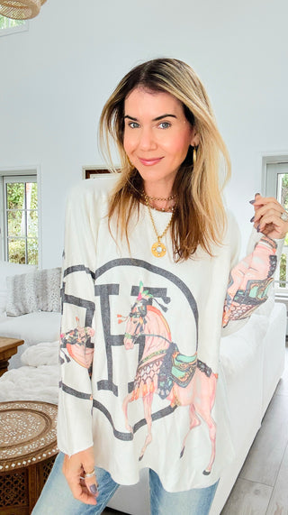 The Hunt Italian Milano Sweater-140 Sweaters-SORPRESA-Coastal Bloom Boutique, find the trendiest versions of the popular styles and looks Located in Indialantic, FL