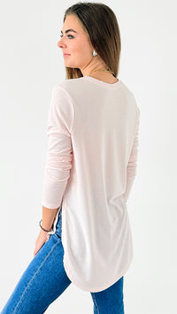 Hung Up Top - Pink-210 Loungewear/Sets-Mono B-Coastal Bloom Boutique, find the trendiest versions of the popular styles and looks Located in Indialantic, FL