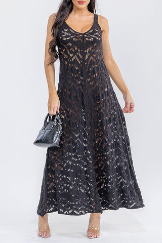 Midnight Lace Reverie Dress