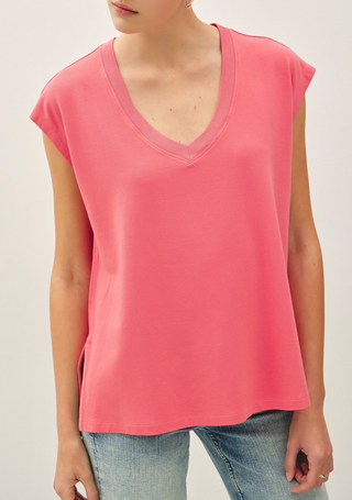 Relaxed V-Neck Top