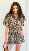 Safari Sunset Button Down Romper-200 Dresses/Jumpsuits/Rompers-Anniewear-Coastal Bloom Boutique, find the trendiest versions of the popular styles and looks Located in Indialantic, FL