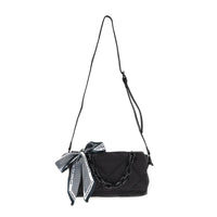 Bow Messenger Bag - Black-240 Bags-BC Handbags-Coastal Bloom Boutique, find the trendiest versions of the popular styles and looks Located in Indialantic, FL