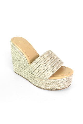 Braided Espadrille Wedge