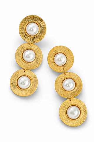 Socialite Pearl Drop Earring