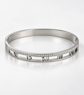 PRE ORDER-Stainless Steel Roman Number Bracelet
