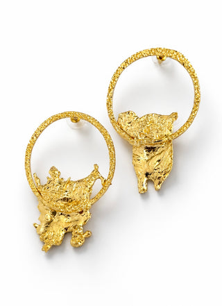 Moder Art Hoop Earring