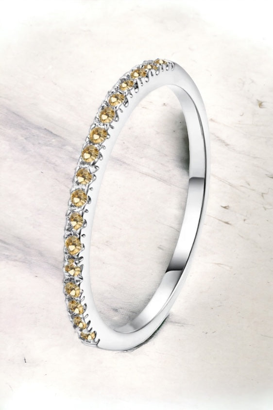 Micropave Eternity Ring-230 Jewelry-Chasing Bandits-Coastal Bloom Boutique, find the trendiest versions of the popular styles and looks Located in Indialantic, FL