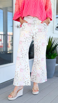 Meadow Patchwork Daydream Wide Leg Pants