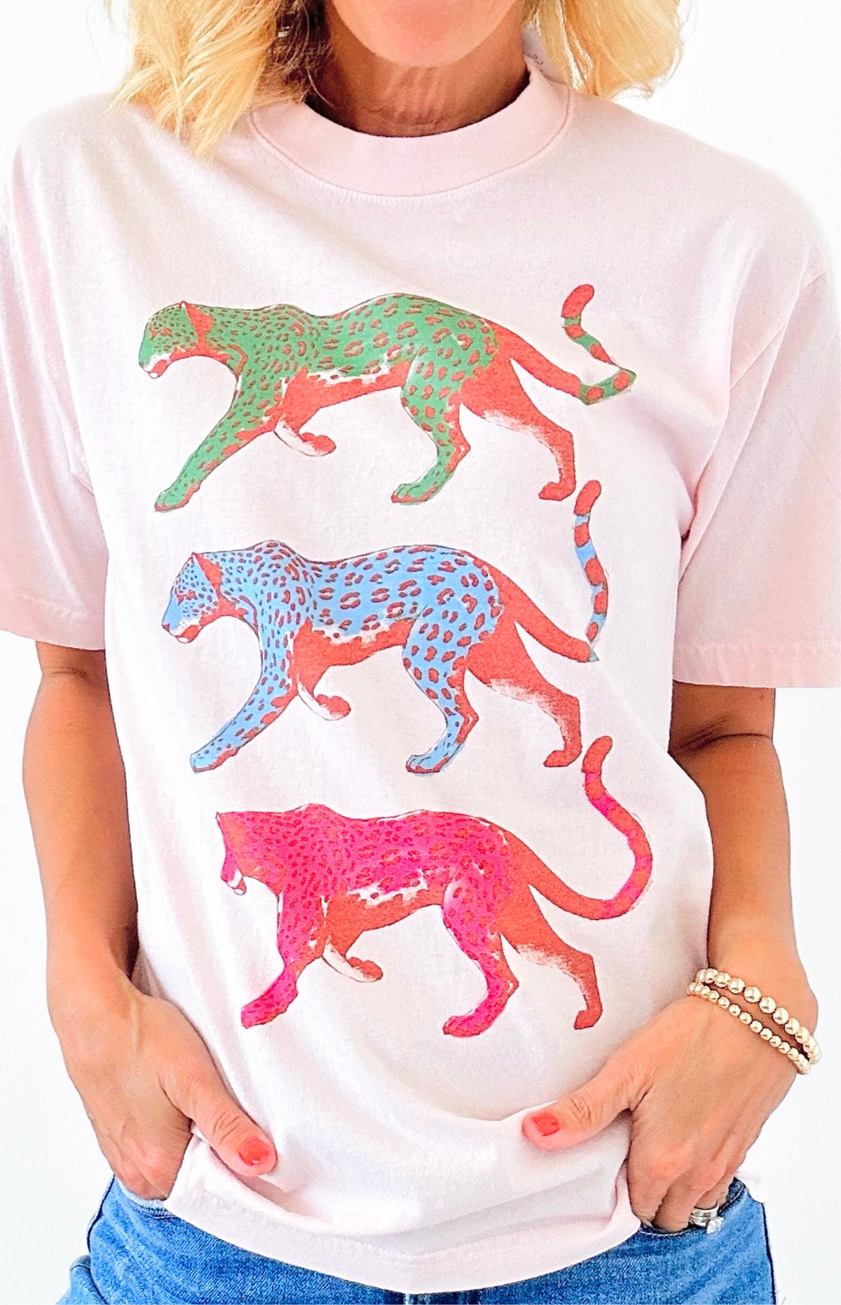 Painted Prowess Panther Top-110 Short Sleeve Tops-Jade By Jane-Coastal Bloom Boutique, find the trendiest versions of the popular styles and looks Located in Indialantic, FL