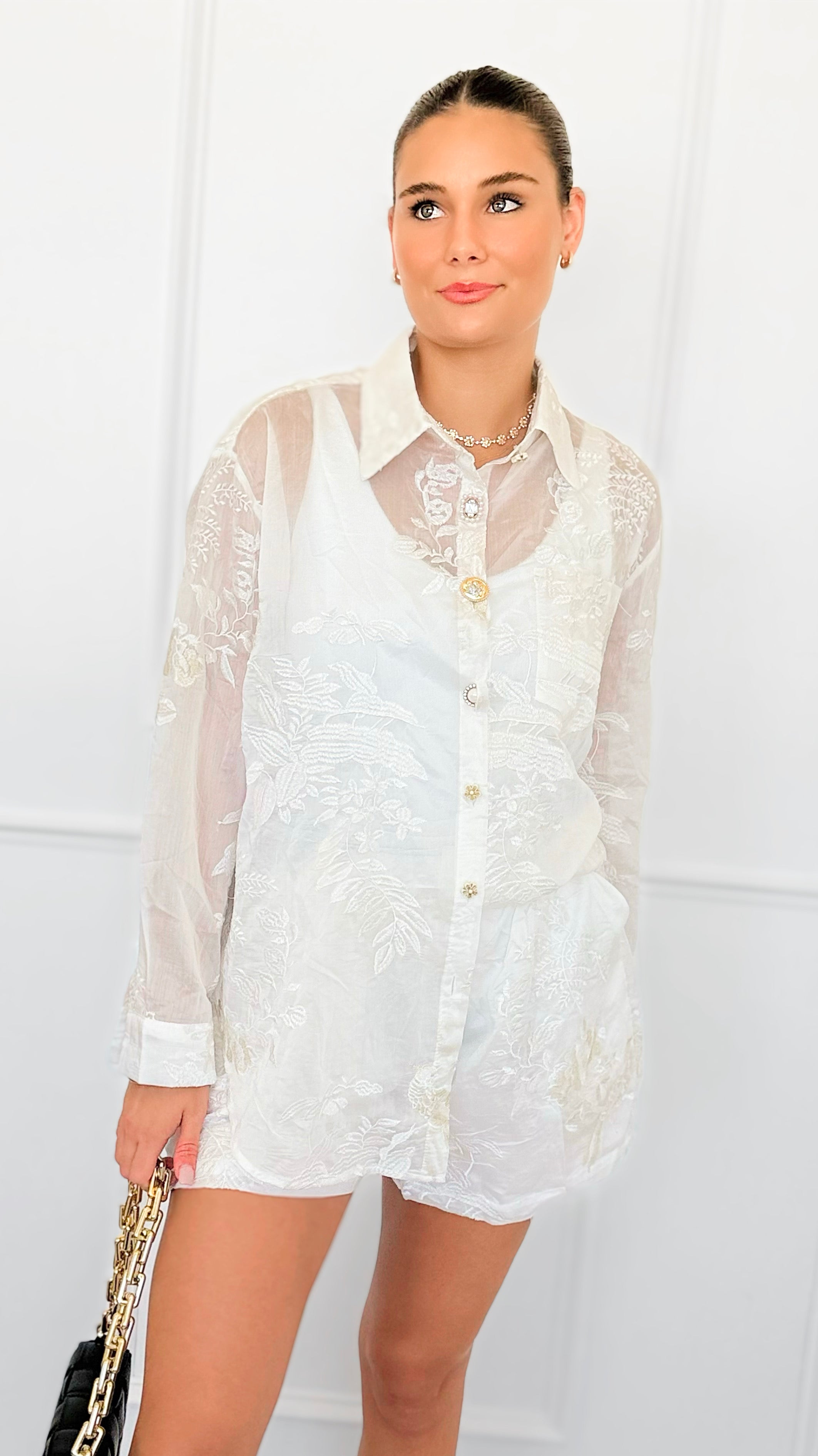 Dreamy Petals Embroidery Italian Set-210 Loungewear/Sets-SEÑORITA C-Coastal Bloom Boutique, find the trendiest versions of the popular styles and looks Located in Indialantic, FL