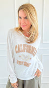 California Lounge Pullover-110 Long Sleeve Tops-V SKY-Coastal Bloom Boutique, find the trendiest versions of the popular styles and looks Located in Indialantic, FL