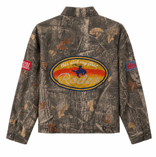Western Camo Embroidered Utility Jacket