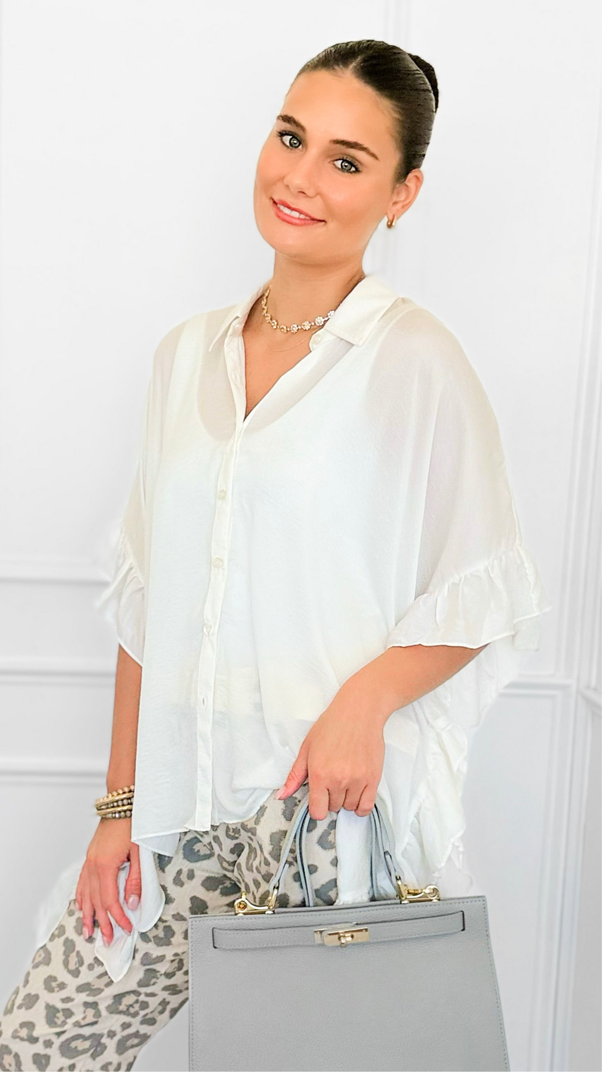 Relaxed Charm Hi-Lo Top-100 Sleeveless Tops-mystree-Coastal Bloom Boutique, find the trendiest versions of the popular styles and looks Located in Indialantic, FL