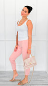 Make Me Blush Italian Pant-100 Pants-V SKY-Coastal Bloom Boutique, find the trendiest versions of the popular styles and looks Located in Indialantic, FL