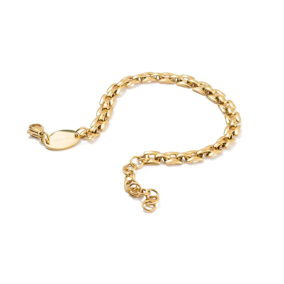 Squared Chain Bracelet-230 Jewelry-BRENDA GRANDS-Coastal Bloom Boutique, find the trendiest versions of the popular styles and looks Located in Indialantic, FL