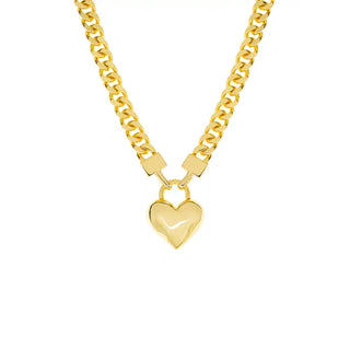 Locked in Love Pendant Necklace-230 Jewelry-Marlyn Schiff-Coastal Bloom Boutique, find the trendiest versions of the popular styles and looks Located in Indialantic, FL