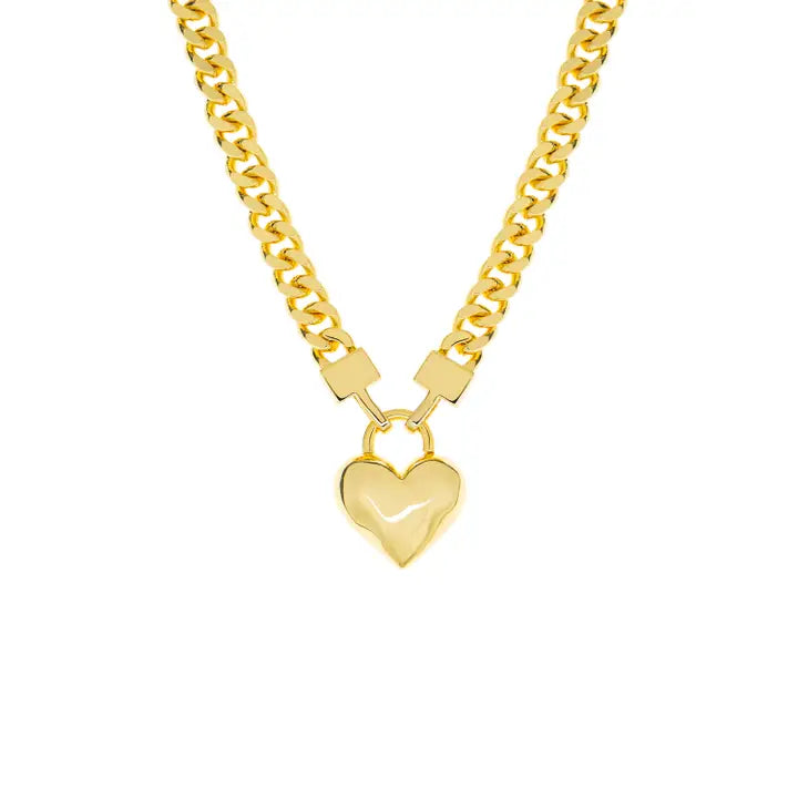 Locked in Love Pendant Necklace-230 Jewelry-Marlyn Schiff-Coastal Bloom Boutique, find the trendiest versions of the popular styles and looks Located in Indialantic, FL