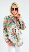 Garden Gala Blazer-160 Jackets-Coalition LA-Coastal Bloom Boutique, find the trendiest versions of the popular styles and looks Located in Indialantic, FL