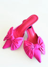 Pink Bow Mules-250 Shoes-Darling-Coastal Bloom Boutique, find the trendiest versions of the popular styles and looks Located in Indialantic, FL