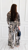 The Riviera Scroll Wide-Leg Pants-170 Bottoms-GIGIO-Coastal Bloom Boutique, find the trendiest versions of the popular styles and looks Located in Indialantic, FL