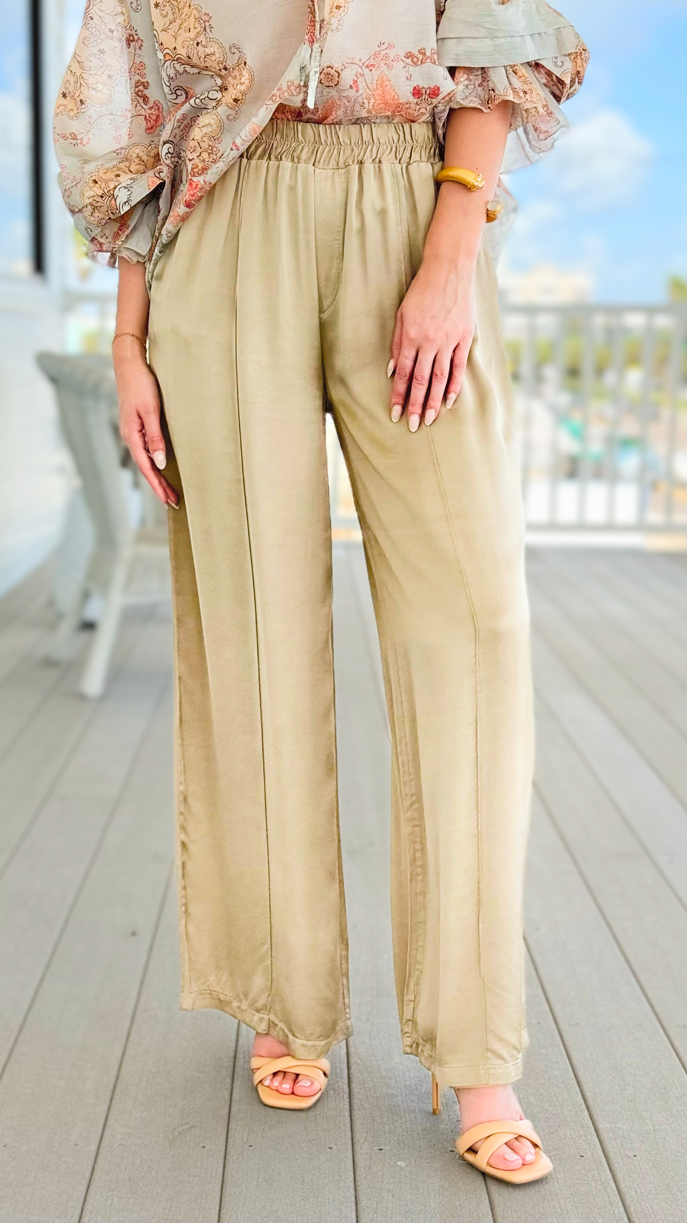 Relaxed Precision Italian Pant- Gold