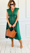 Modern Grace Midi Dress-200 Dresses/Jumpsuits/Rompers-entro-Coastal Bloom Boutique, find the trendiest versions of the popular styles and looks Located in Indialantic, FL