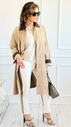 Iconic Trench Coat-160 Jackets-Active Basic-Coastal Bloom Boutique, find the trendiest versions of the popular styles and looks Located in Indialantic, FL