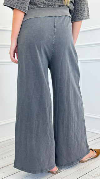 Washed Ease Pull-On Italian Pant
