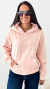 Basically Yours Drop Shoulder Hoodie-130 Long Sleeve Tops-HYFVE-Coastal Bloom Boutique, find the trendiest versions of the popular styles and looks Located in Indialantic, FL
