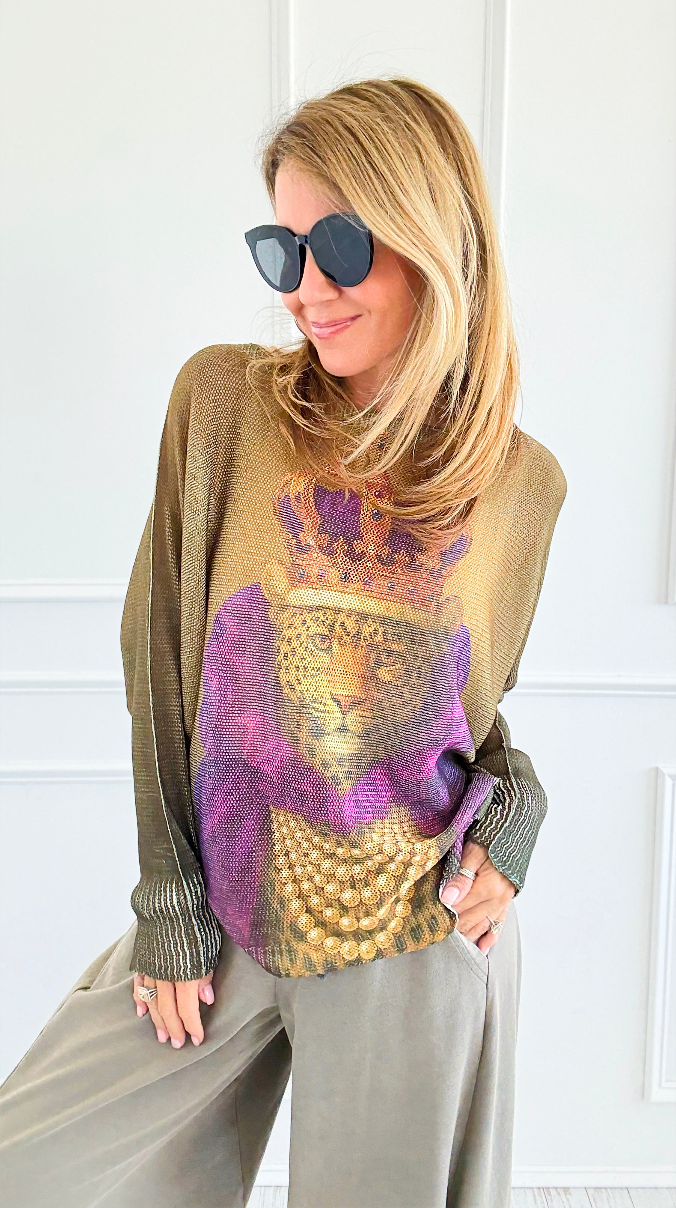 Royal Reign Italian St Tropez Knit-140 Sweaters-SORPRESA-Coastal Bloom Boutique, find the trendiest versions of the popular styles and looks Located in Indialantic, FL