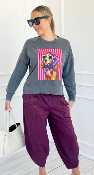Scarf & Shades Italian Sweatshirt