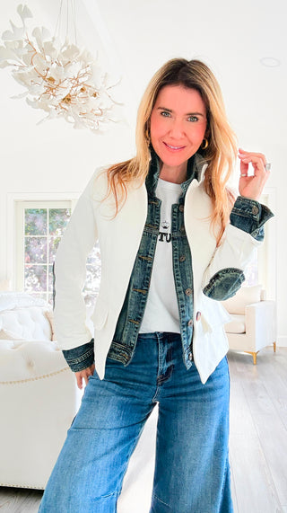 The Milan Edit Italian Jacket - Off White
