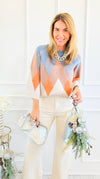Bold Colorblock Knit Sweater-140 Sweaters-Anniewear-Coastal Bloom Boutique, find the trendiest versions of the popular styles and looks Located in Indialantic, FL
