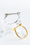 Stainless Steel Horsebit Bangle Bracelet-230 Jewelry-NYC-Coastal Bloom Boutique, find the trendiest versions of the popular styles and looks Located in Indialantic, FL